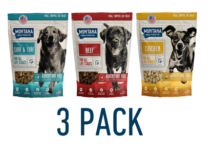 Adventure Fuel Freeze-dried Raw Grain-free Dog Food: 3 Pack