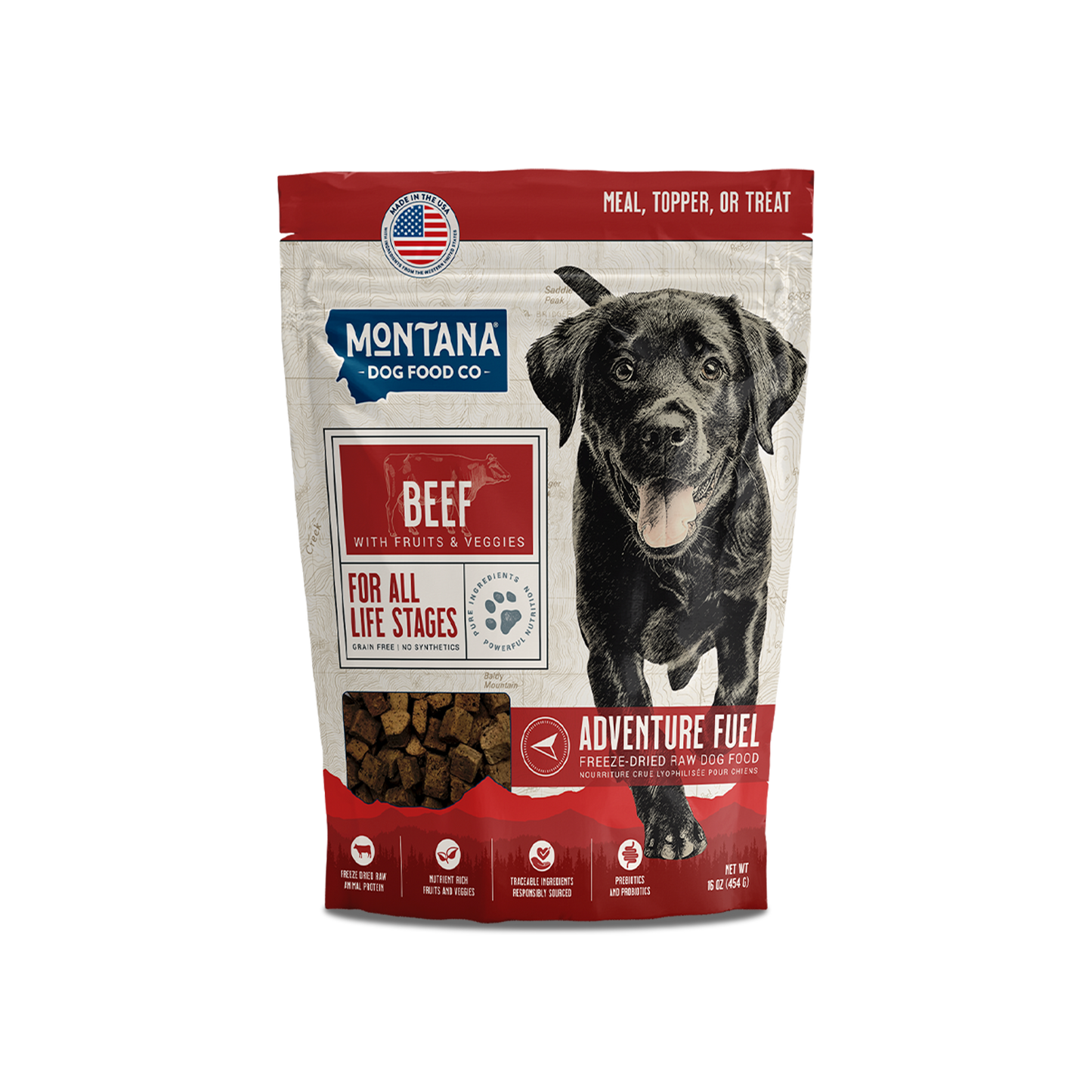 Grain-Free Beef Freeze-Dried Raw Adventure Fuel (Dog Food)