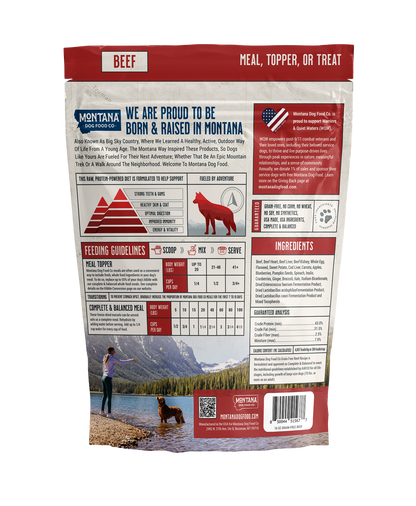 Grain-Free Beef Freeze-Dried Raw Adventure Fuel (Dog Food)